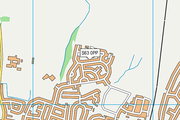 S63 0PP map - OS VectorMap District (Ordnance Survey)