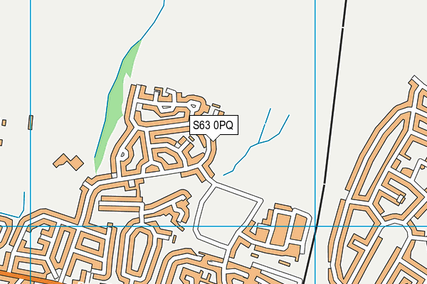 S63 0PQ map - OS VectorMap District (Ordnance Survey)