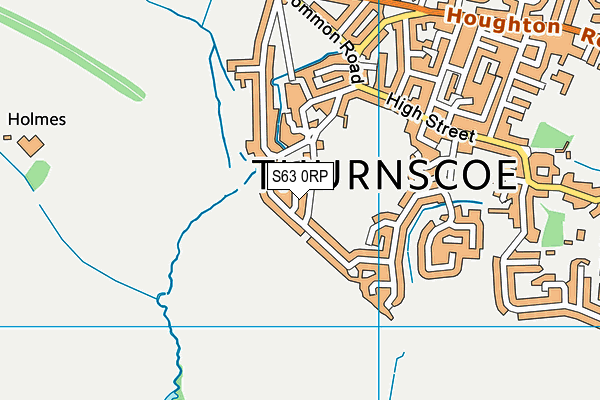 S63 0RP map - OS VectorMap District (Ordnance Survey)