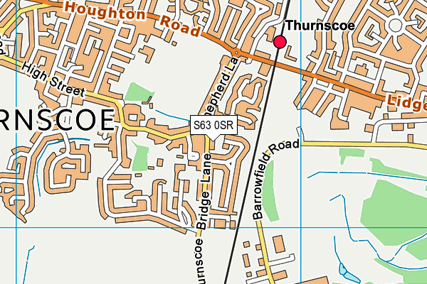 S63 0SR map - OS VectorMap District (Ordnance Survey)