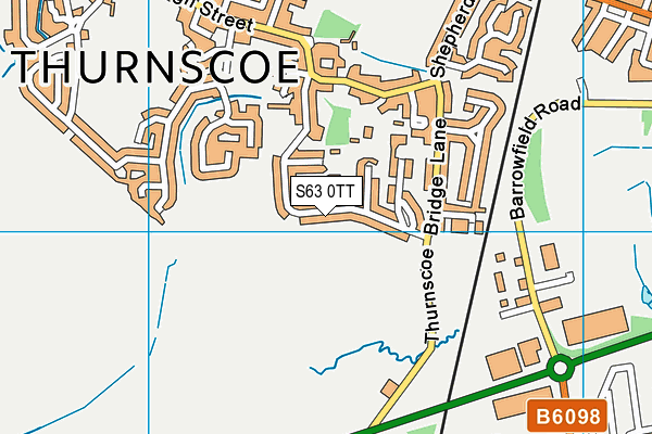 S63 0TT map - OS VectorMap District (Ordnance Survey)