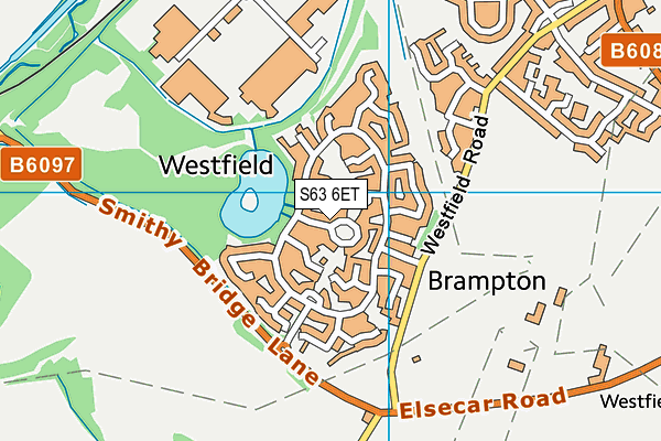 S63 6ET map - OS VectorMap District (Ordnance Survey)