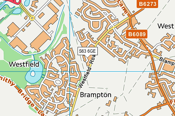 S63 6GE map - OS VectorMap District (Ordnance Survey)