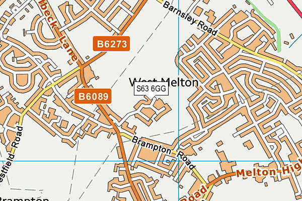 S63 6GG map - OS VectorMap District (Ordnance Survey)
