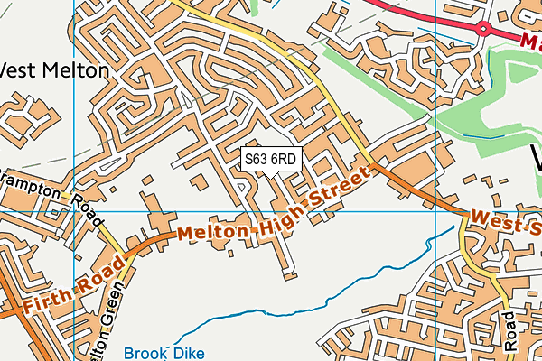 S63 6RD map - OS VectorMap District (Ordnance Survey)
