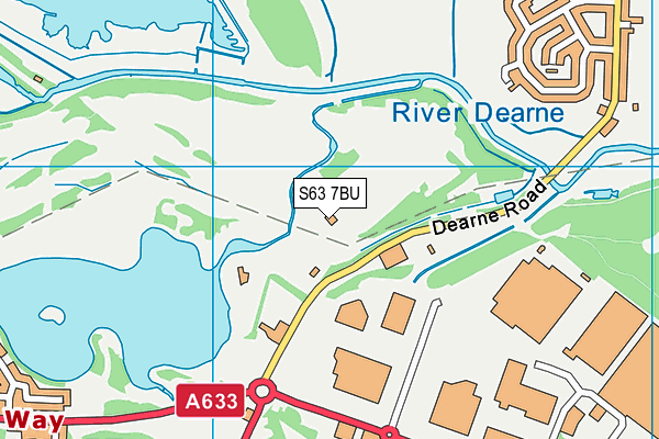 S63 7BU map - OS VectorMap District (Ordnance Survey)