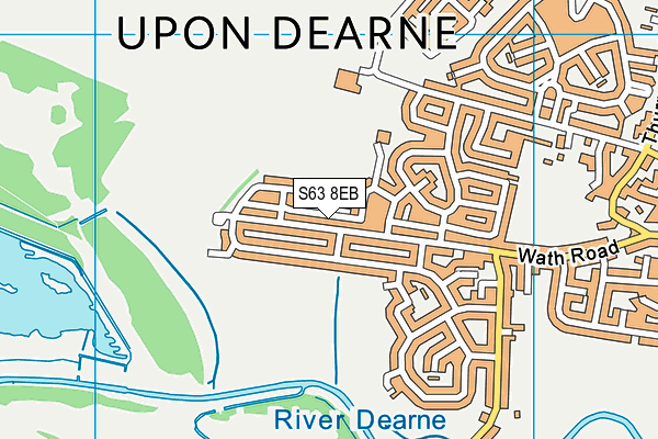 S63 8EB map - OS VectorMap District (Ordnance Survey)