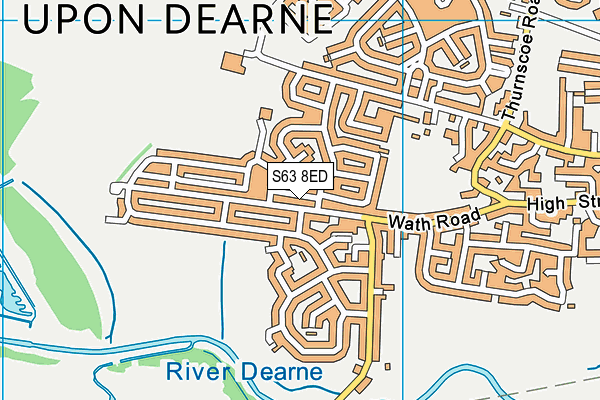 S63 8ED map - OS VectorMap District (Ordnance Survey)