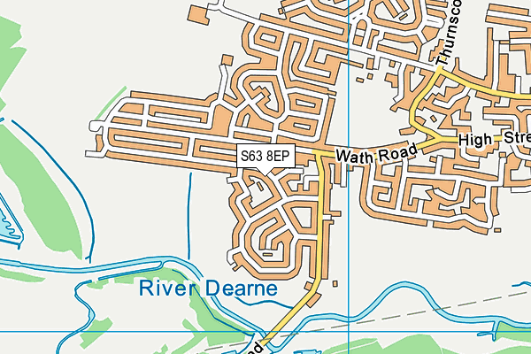 S63 8EP map - OS VectorMap District (Ordnance Survey)