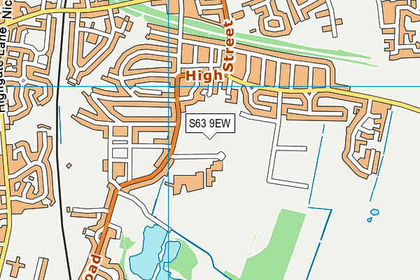 Astrea Academy Dearne map (S63 9EW) - OS VectorMap District (Ordnance Survey)