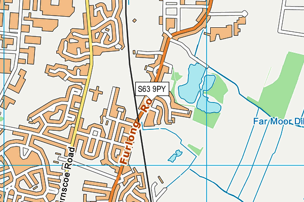S63 9PY map - OS VectorMap District (Ordnance Survey)