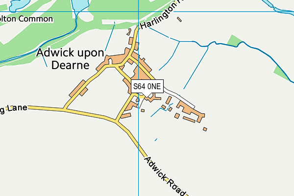 S64 0NE map - OS VectorMap District (Ordnance Survey)