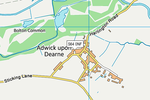 S64 0NF map - OS VectorMap District (Ordnance Survey)