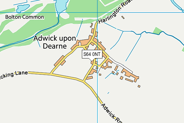 S64 0NT map - OS VectorMap District (Ordnance Survey)