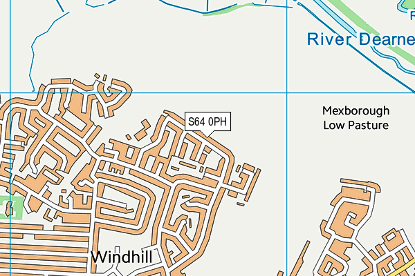 S64 0PH map - OS VectorMap District (Ordnance Survey)