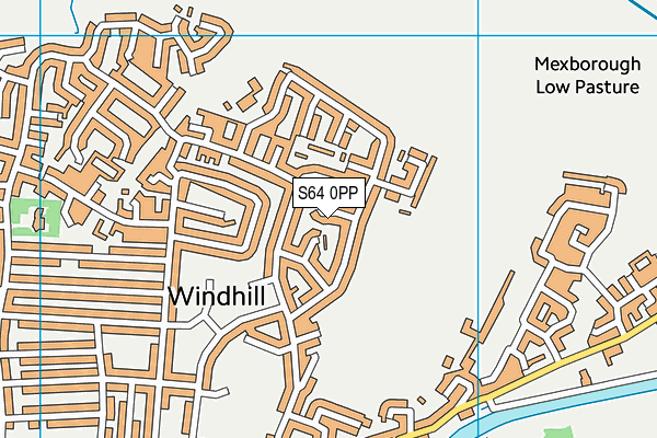 S64 0PP map - OS VectorMap District (Ordnance Survey)