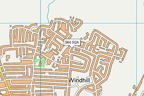 S64 0QA map - OS VectorMap District (Ordnance Survey)
