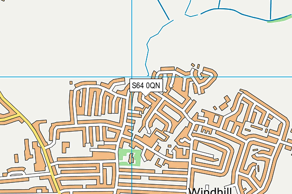 S64 0QN map - OS VectorMap District (Ordnance Survey)