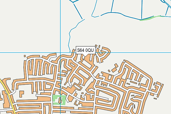 S64 0QU map - OS VectorMap District (Ordnance Survey)