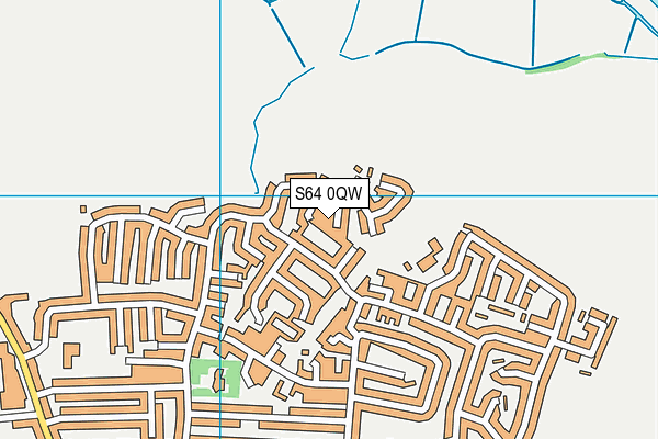 S64 0QW map - OS VectorMap District (Ordnance Survey)