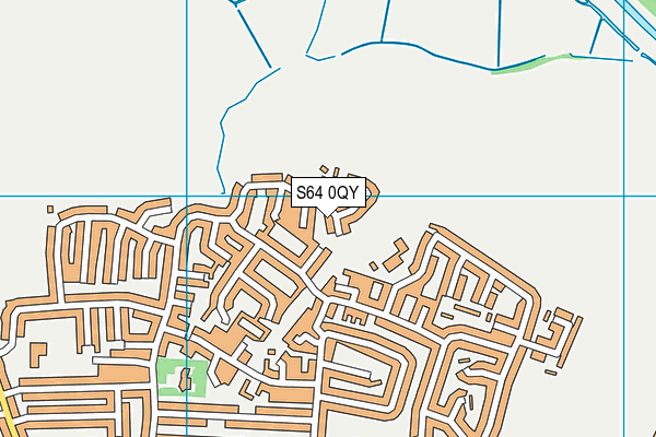 S64 0QY map - OS VectorMap District (Ordnance Survey)