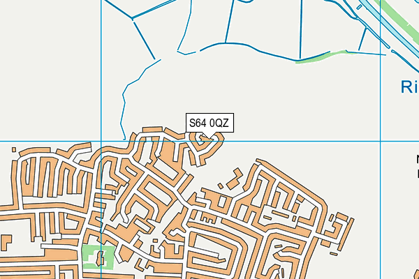 S64 0QZ map - OS VectorMap District (Ordnance Survey)
