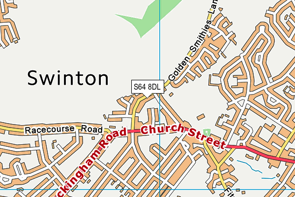 S64 8DL map - OS VectorMap District (Ordnance Survey)