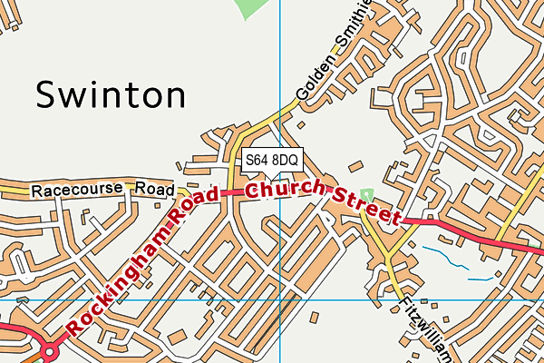 S64 8DQ map - OS VectorMap District (Ordnance Survey)