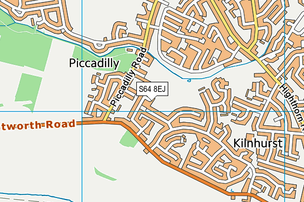 S64 8EJ map - OS VectorMap District (Ordnance Survey)