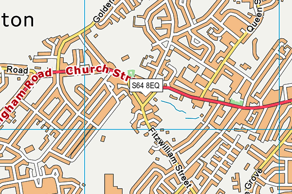 S64 8EQ map - OS VectorMap District (Ordnance Survey)