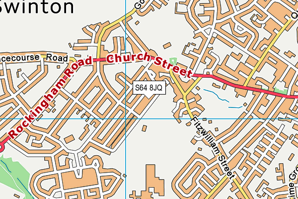 S64 8JQ map - OS VectorMap District (Ordnance Survey)