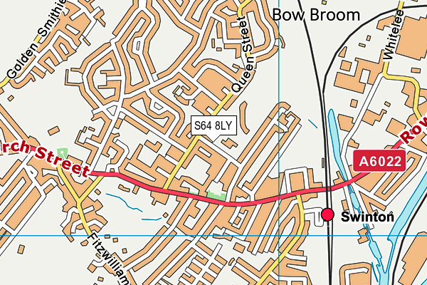 S64 8LY map - OS VectorMap District (Ordnance Survey)