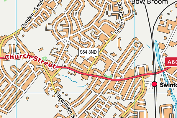 S64 8ND map - OS VectorMap District (Ordnance Survey)