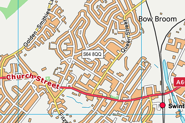 S64 8QQ map - OS VectorMap District (Ordnance Survey)