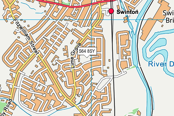 S64 8SY map - OS VectorMap District (Ordnance Survey)