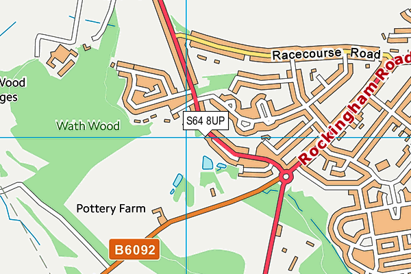 S64 8UP map - OS VectorMap District (Ordnance Survey)