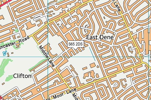 S65 2DS map - OS VectorMap District (Ordnance Survey)