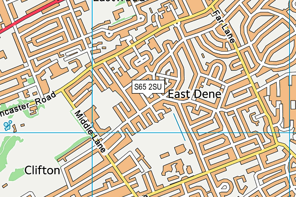 S65 2SU map - OS VectorMap District (Ordnance Survey)