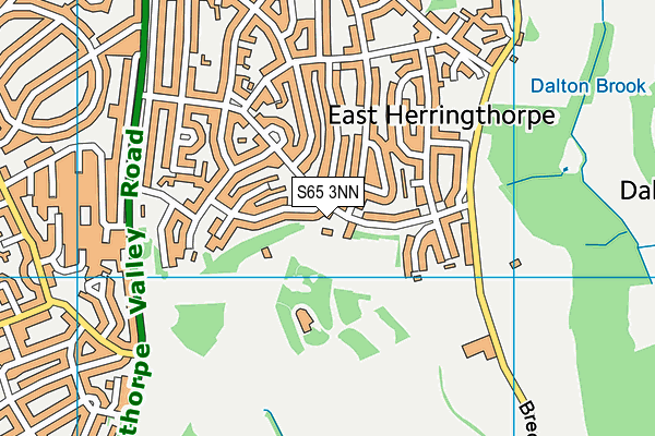 S65 3NN map - OS VectorMap District (Ordnance Survey)