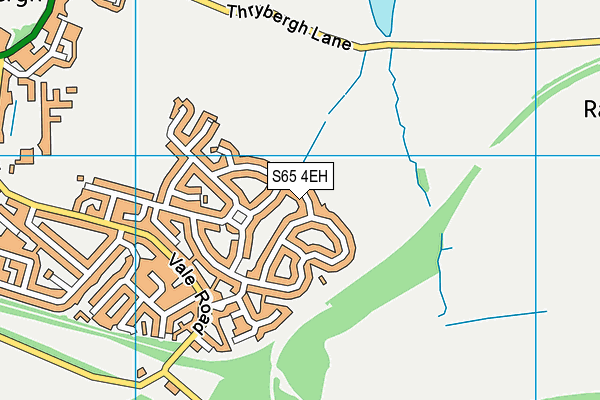 S65 4EH map - OS VectorMap District (Ordnance Survey)
