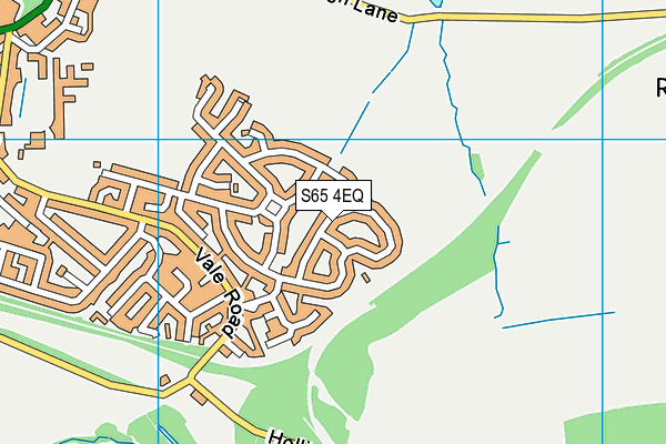 S65 4EQ map - OS VectorMap District (Ordnance Survey)