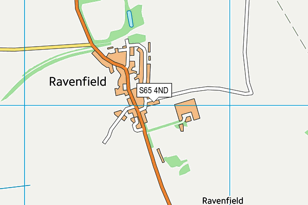 S65 4ND map - OS VectorMap District (Ordnance Survey)