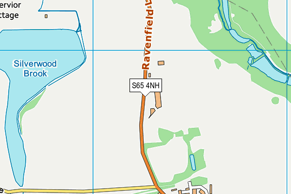 S65 4NH map - OS VectorMap District (Ordnance Survey)