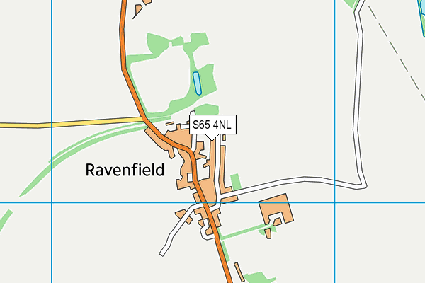 S65 4NL map - OS VectorMap District (Ordnance Survey)