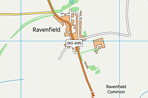 S65 4NN map - OS VectorMap District (Ordnance Survey)