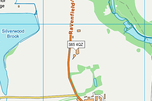 S65 4QZ map - OS VectorMap District (Ordnance Survey)
