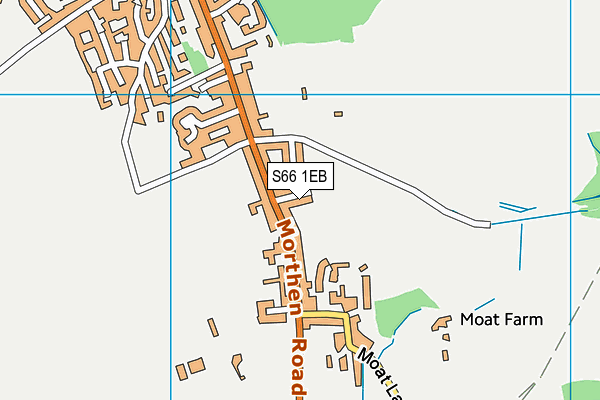 S66 1EB map - OS VectorMap District (Ordnance Survey)