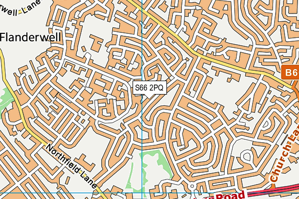 S66 2PQ map - OS VectorMap District (Ordnance Survey)