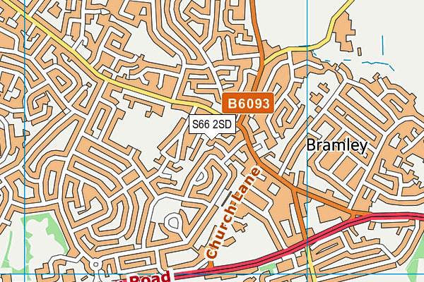 S66 2SD map - OS VectorMap District (Ordnance Survey)
