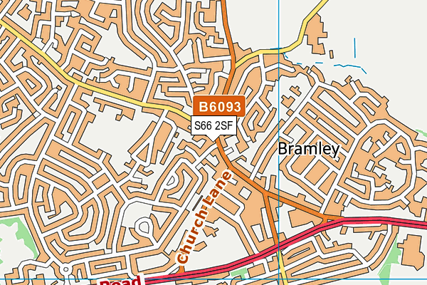 S66 2SF map - OS VectorMap District (Ordnance Survey)